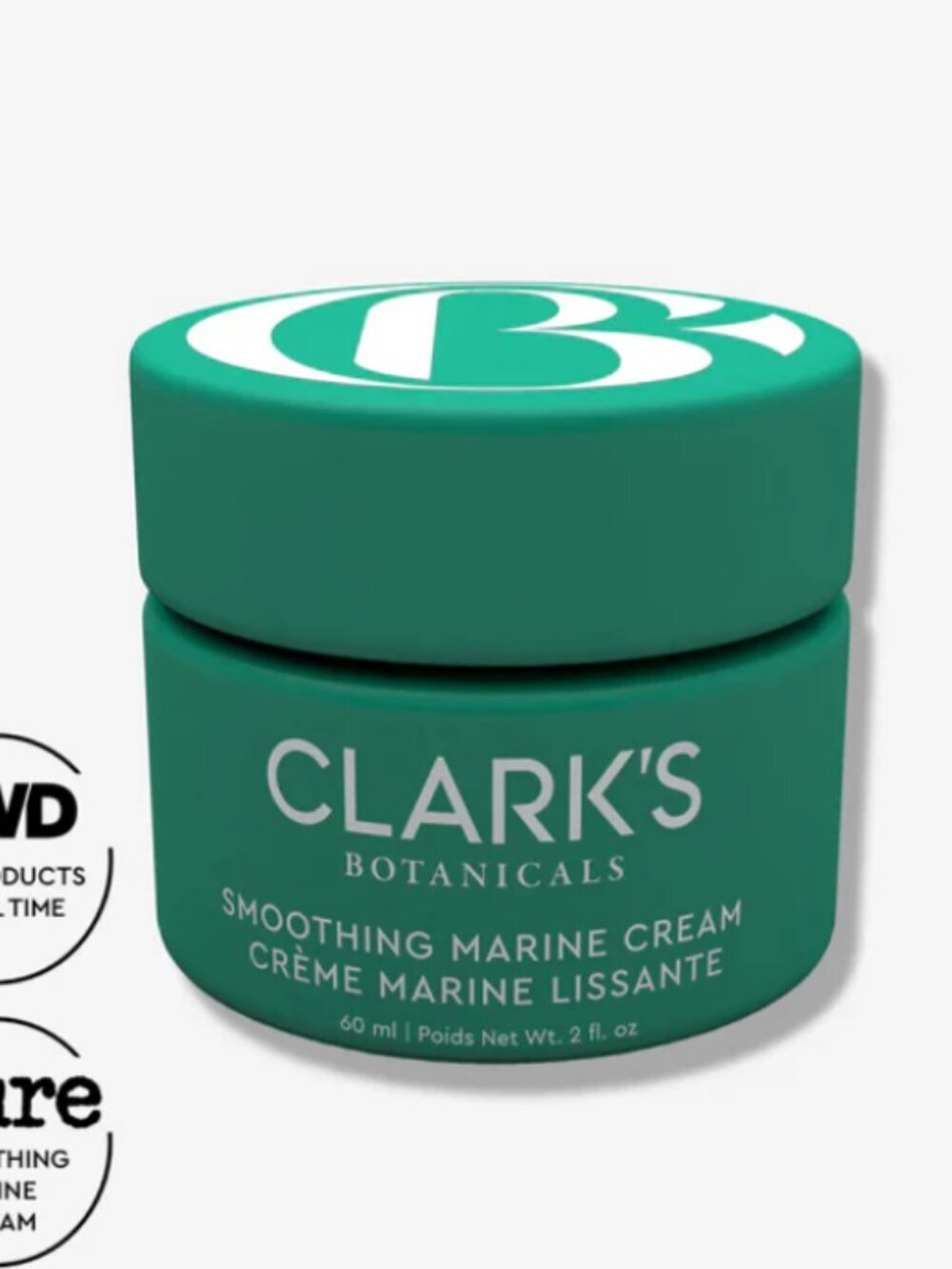 NWT Clark's Botanicals Botanicals Smoothing Marine Cream 60 ml
